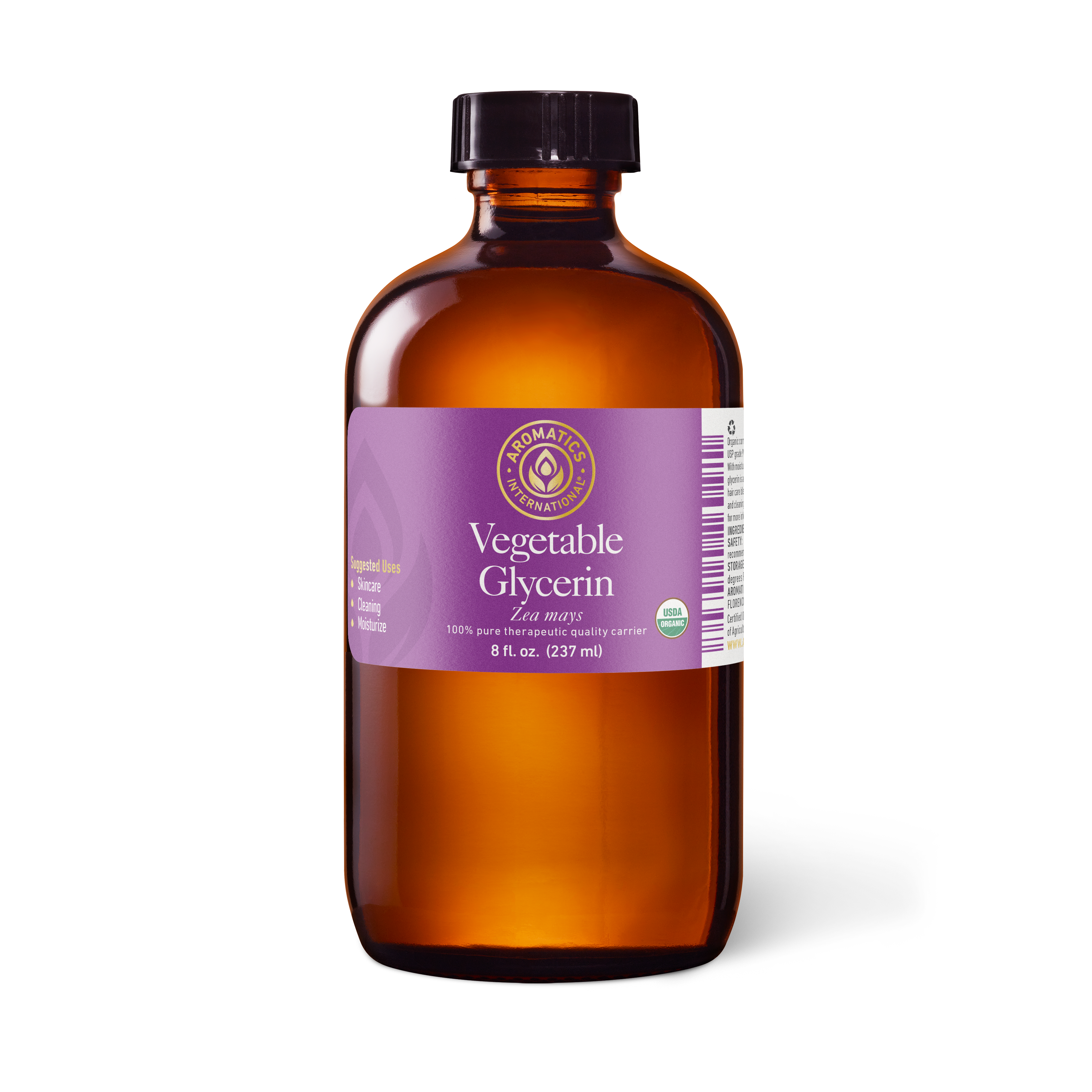 USDA Organic Vegetable Glycerin - Aromatics International - Kosher glycerin is USP grade 99.7% pure USDA Organic Vegetable Glycerin - Aromatics International - Kosher glycerin is USP grade 99.7% pure