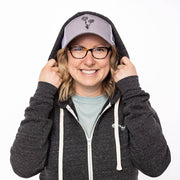 Unisex charcoal hoodie