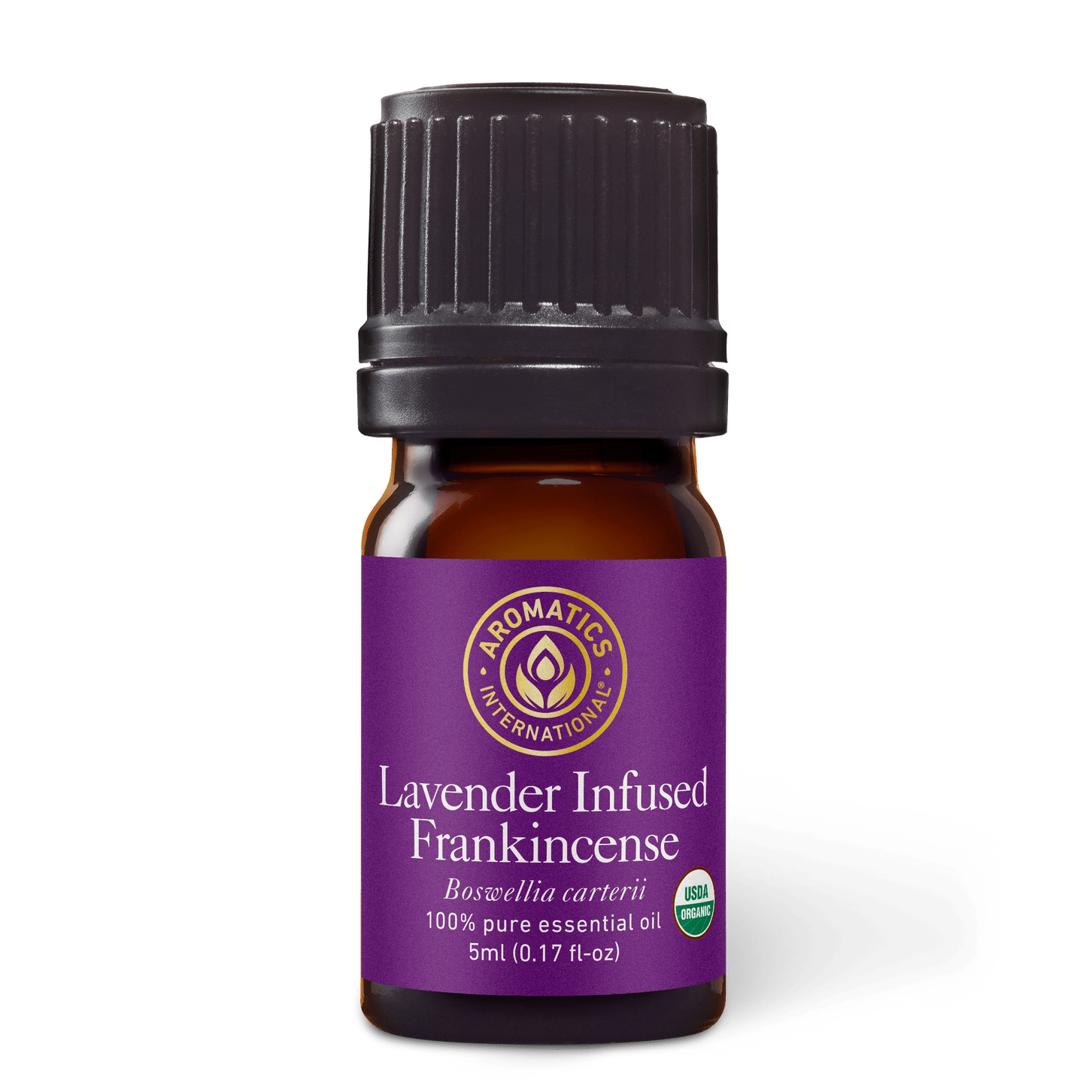 Lavender Infused Frankincense Oil - 5ml - Certified Organic - Essential Oil Singles - Aromatics International