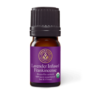 Organic Lavender Infused Frankincense Essential Oil - Aromatics