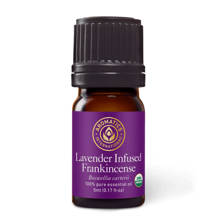 Organic Lavender Infused Frankincense Essential Oil - Aromatics