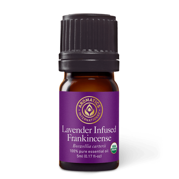 Organic Lavender Infused Frankincense Essential Oil - Aromatics
