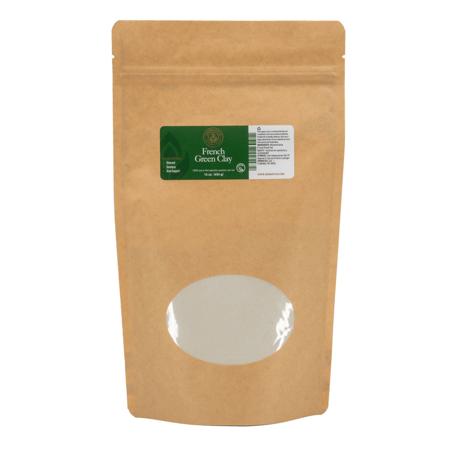 French Green Clay - 16oz - Carriers - Aromatics International