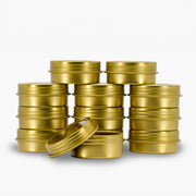 Silver Aluminium Lip Balm Tins - 12 pack - Accessories - Aromatics International