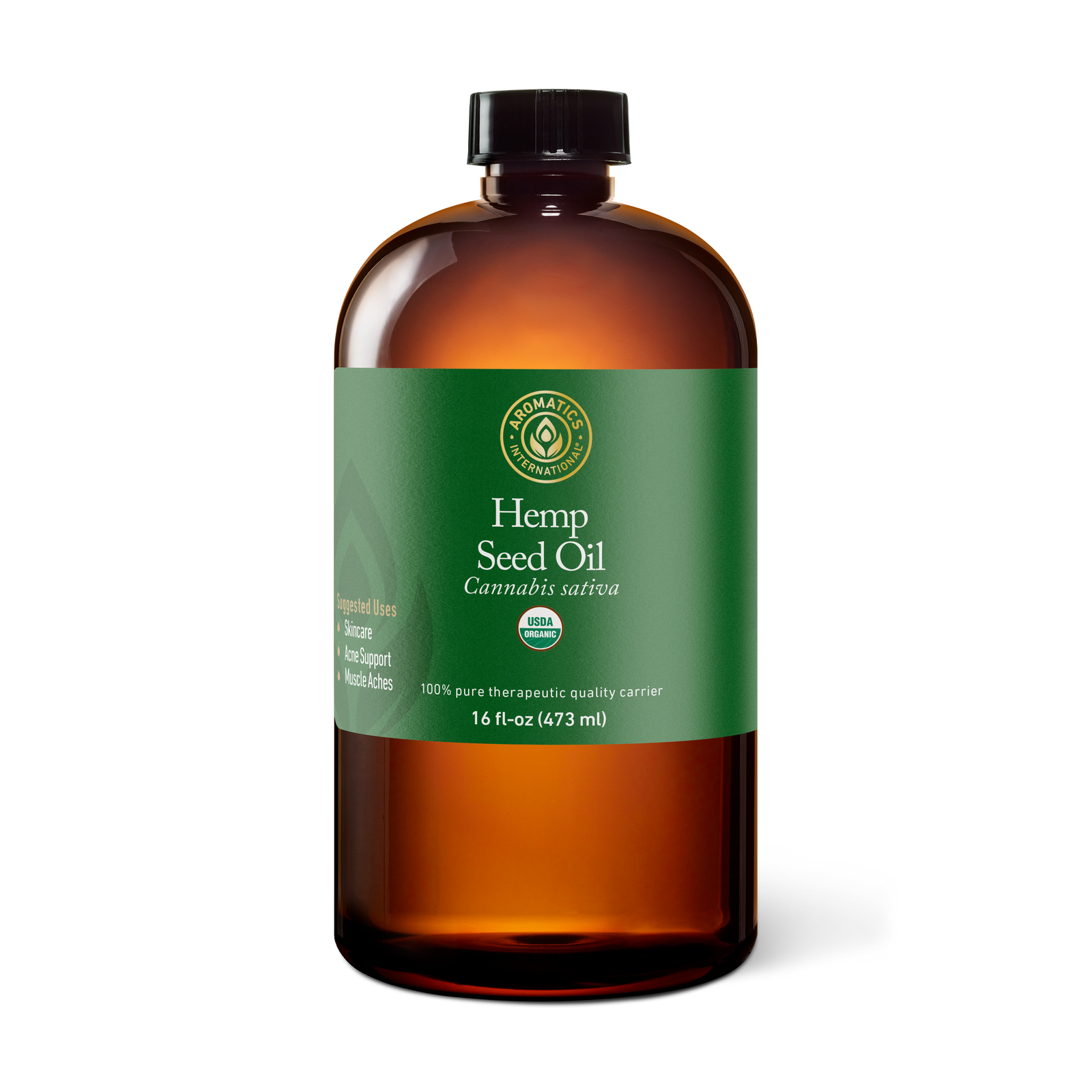 Hemp Seed Oil - 16 fl-oz - Carriers - Aromatics International