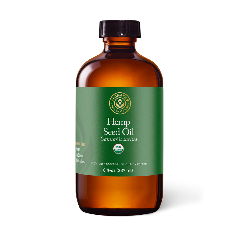 USDA Organic Hemp Seed Oil - Aromatics International - Unrefined & Cold-pressed USDA Organic Hemp Seed Oil - Aromatics International - Unrefined & Cold-pressed