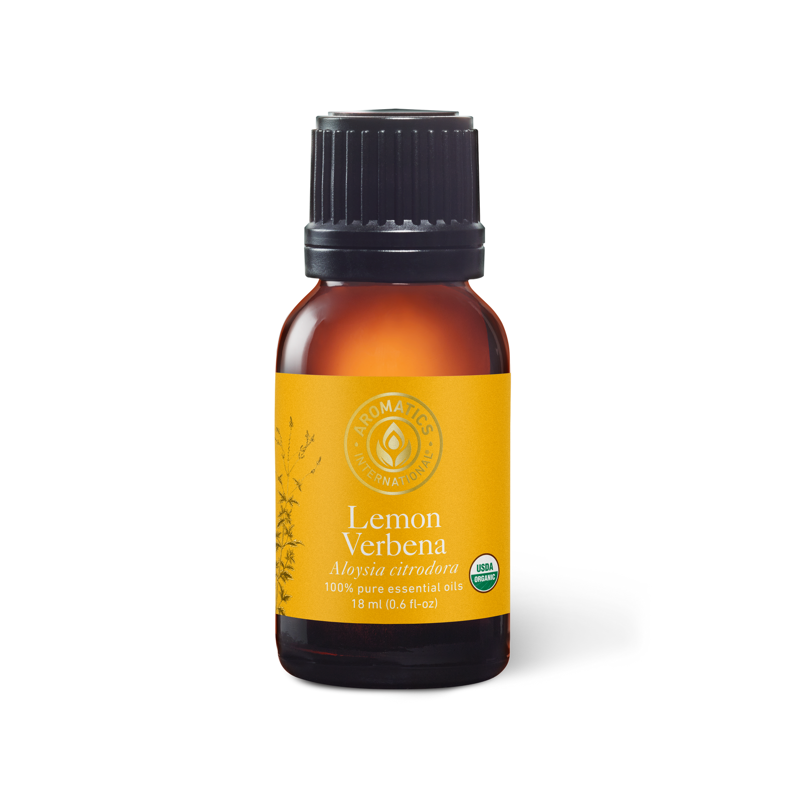 Lemon Verbena Essential Oil - 15ml - Essential Oil Singles - Aromatics International