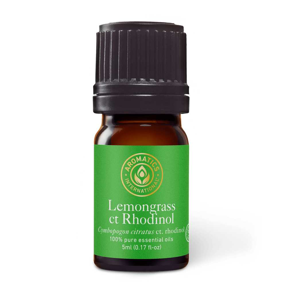 Lemongrass ct Rhodinol Essential Oil - 5ml - Essential Oil Singles - Aromatics International