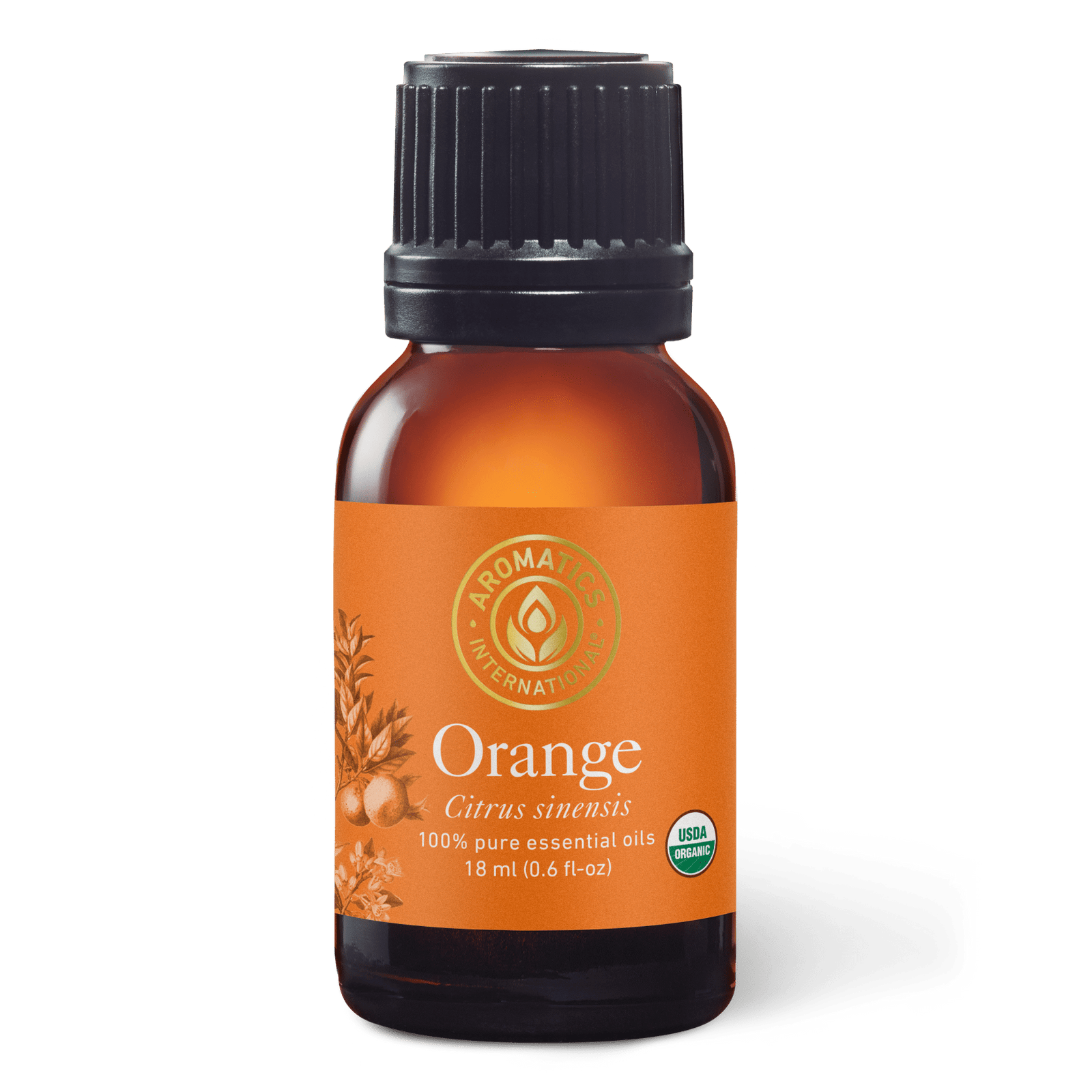 Orange Sweet Essential Oil - 15ml - Essential Oil Singles - Aromatics International