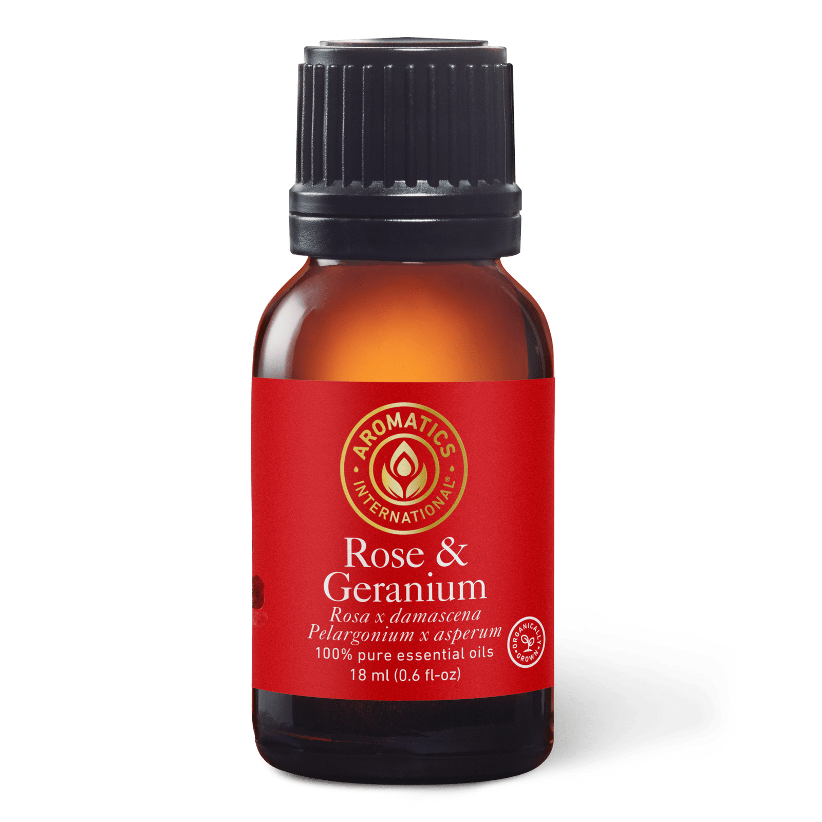 Rose and Geranium Essential Oil - 15ml - Essential Oil Singles - Aromatics International
