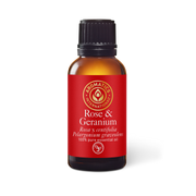 Rose and Geranium Essential Oil - 30ml - Essential Oil Singles - Aromatics International
