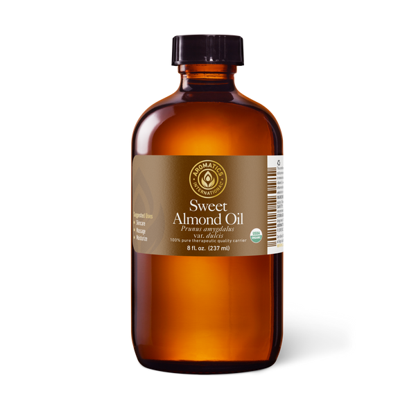 USDA Organic Sweet Almond Oil - Aromatics International - 100% Pure Unrefined & Cold-pressed USDA Organic Sweet Almond Oil - Aromatics International - 100% Pure Unrefined & Cold-pressed