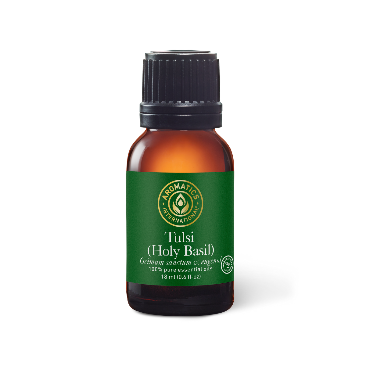 Tulsi (Holy Basil) Essential Oil - 18ml - Essential Oil Singles - Aromatics International