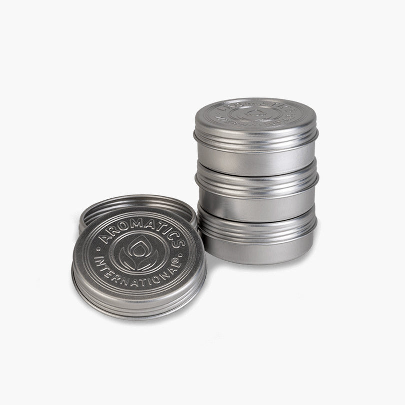 Metal Tins for Balms, Creams and Salves packs of 5 Tins With Lids 